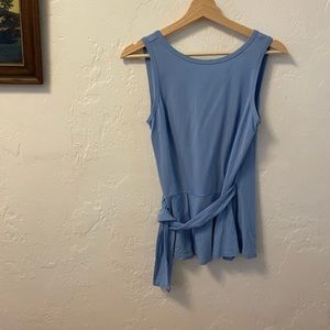 Anthropology Blue Top